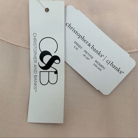 NWT Christopher & Banks 100% Lyocell Women’s Lightweight Jacket - Picture 10 of 12